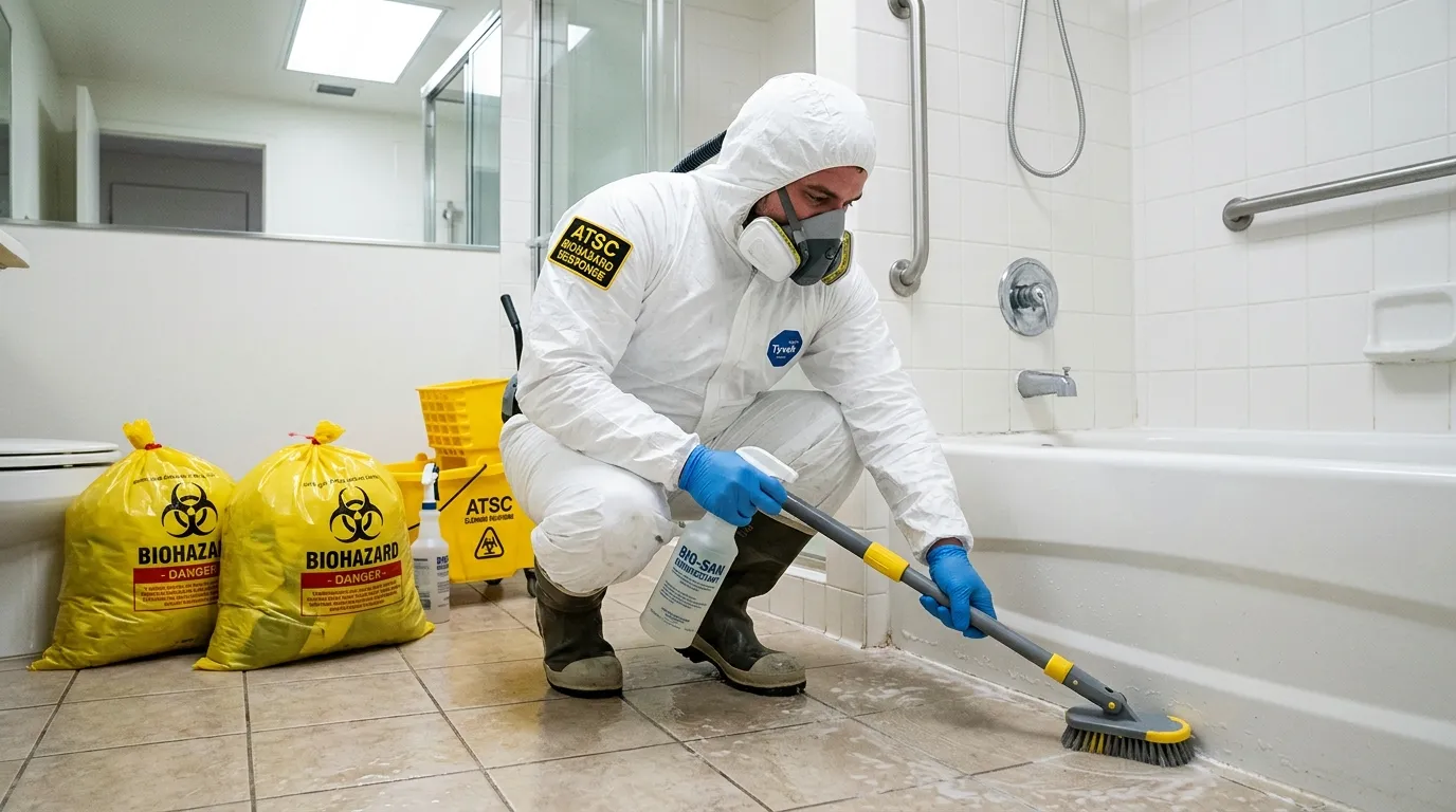 Decontamination equipment deployed for Blood Cleanup in East Patchogue